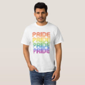 Rainbow Pride Retro T-Shirt (Vorne ganz)