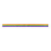 Rainbow Pride Ribbon Satinband (Vorderseite)