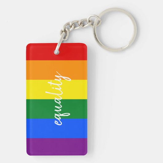Rainbow Pride Schlüsselanhänger (Rückseite)