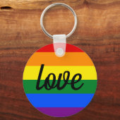Rainbow Pride Schlüsselanhänger (Vorderseite)