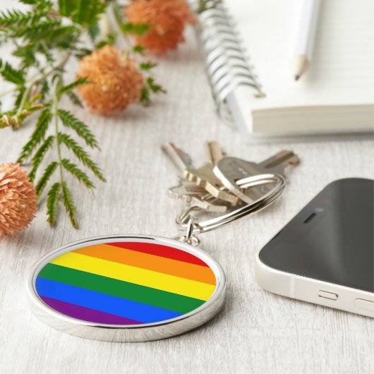 Rainbow Pride Schlüsselanhänger (Seite)