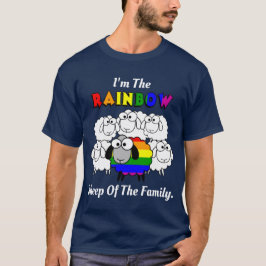 Rainbow Pride Sheep (für dunkle Farben) T-Shirt
