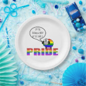 Rainbow Pride Sheep Paper Plate Pappteller (Party)