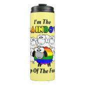 Rainbow Pride Sheep Thermosbecher (Vorderseite)