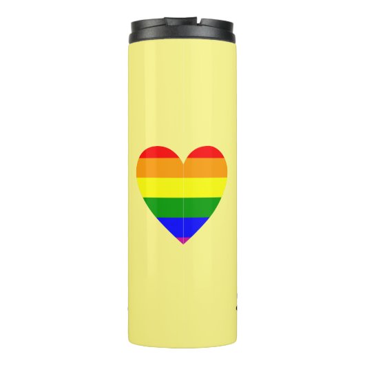 Rainbow Pride Sheep Thermosbecher (Rückseite)