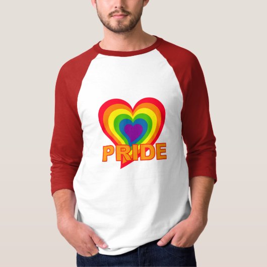 Rainbow Pride Shirt - wählen Sie Stil & Farbe (Vorderseite)