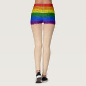 Rainbow Pride Shorts Leggings (Rückseite)