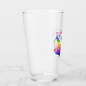 Rainbow Pride Sloth Drink Glass Glas (Rechts)
