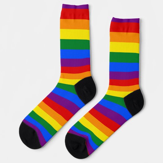 Rainbow Pride Socks Socken (Linkes Detail)