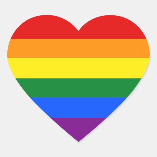 Rainbow Pride Sticker (Vorderseite)