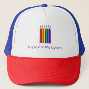 Rainbow-Pride-Stifte Truckerkappe