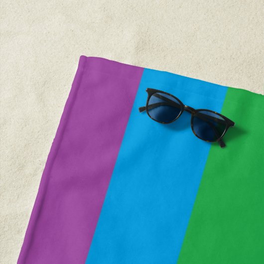 "Rainbow Pride" Strandtuch (Beispiel)
