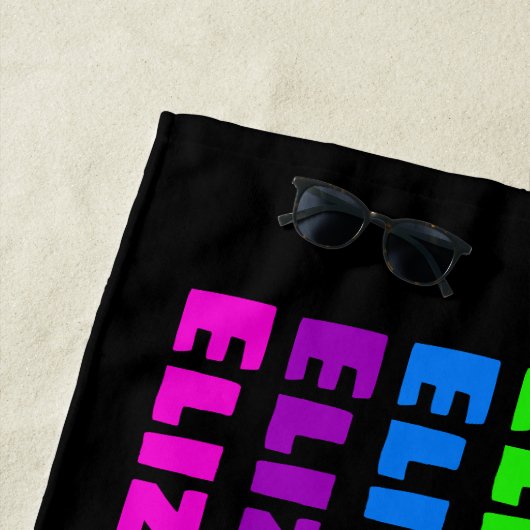 Rainbow Pride Strandtuch (Beispiel)