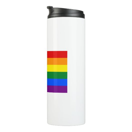 Rainbow Pride Thermosbecher (Nach rechts gedreht)