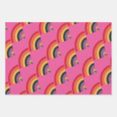 Rainbow Pride Tissue Paper Wrappers Geschenkpapier Set (Vorderseite 3)