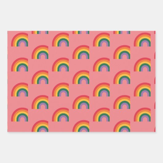Rainbow Pride Tissue Paper Wrappers Geschenkpapier Set (Vorderseite 2)
