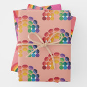 Rainbow Pride Tissue Paper Wrappers Geschenkpapier Set (Beispiel)