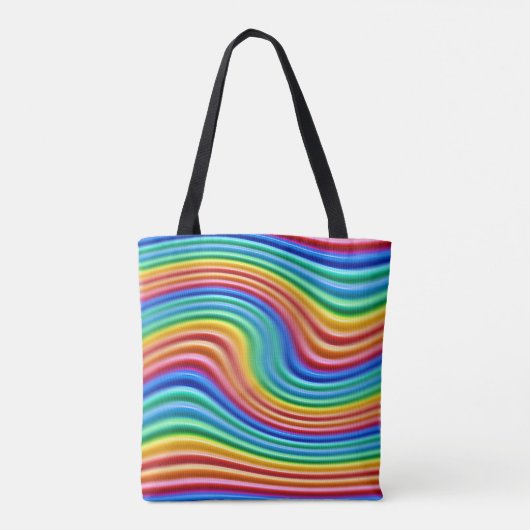 Rainbow Pride Tote Bag. Tasche (Rückseite)
