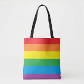 "Rainbow Pride" Tote Bag Tasche (Vorderseite)