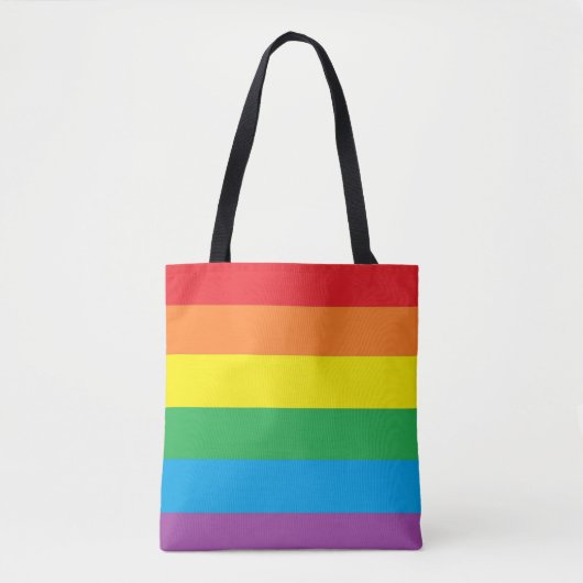 "Rainbow Pride" Tote Bag Tasche (Vorderseite)