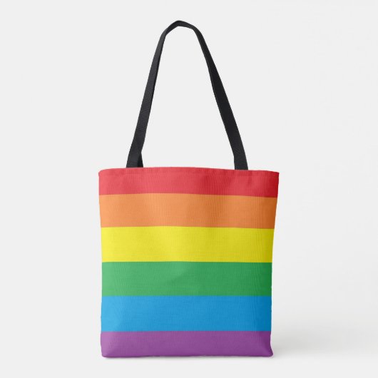 "Rainbow Pride" Tote Bag Tasche (Rückseite)