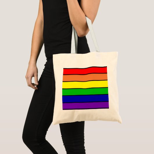 Rainbow Pride Tragetasche (Vorderseite (Produkt))