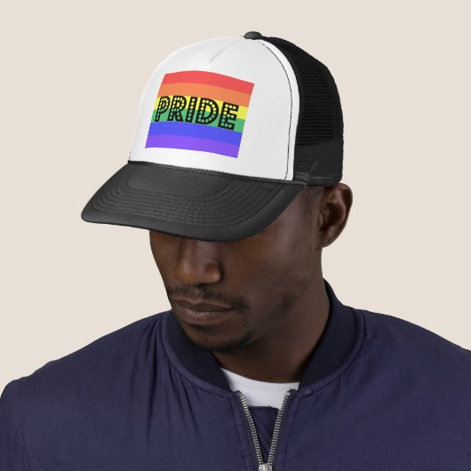 Rainbow Pride Truckerkappe (Beispiel)