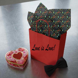 Rainbow Pride Valentine Gewebepapier Seidenpapier