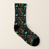 Rainbow Pride Valentine Socken (Links - Innen)