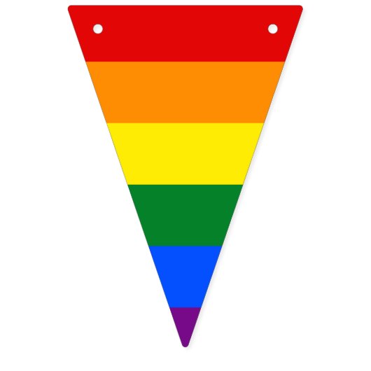 Rainbow Pride Wimpelkette (Erste Fahne)