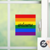 Rainbow Pride Window Fensteraufkleber (Zuhause)