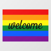 Rainbow Pride Window Fensteraufkleber (Blatt)