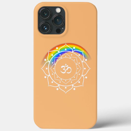 Rainbow Pride Yoga Case-Mate iPhone Hülle (Rückseite)