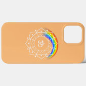 Rainbow Pride Yoga Case-Mate iPhone Hülle (Rückseite (Horizontal))
