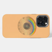 Rainbow Pride Yoga iPhone Hülle (Rückseite (Horizontal))
