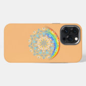 Rainbow Pride Yoga iPhone Hülle (Rückseite (Horizontal))