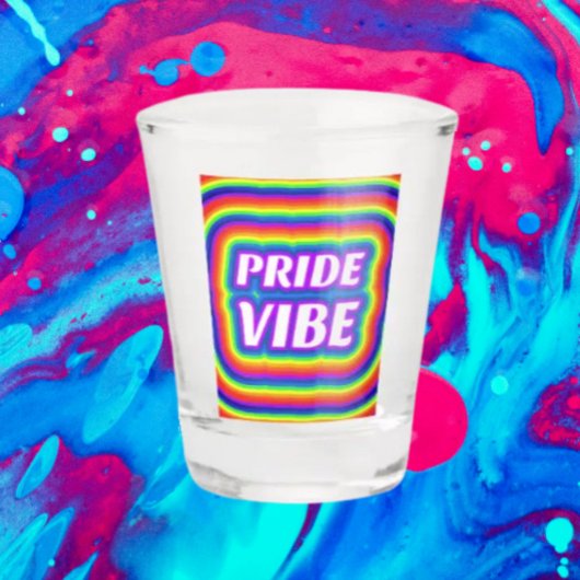 Rainbow PrideVibe Schnapsglas
