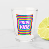 Rainbow PrideVibe Schnapsglas (Vorderseite)