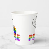 Rainbow Priep Sheep 8oz Paper Cup Pappbecher (Links)