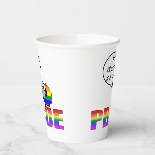 Rainbow Priep Sheep 8oz Paper Cup Pappbecher (Links)