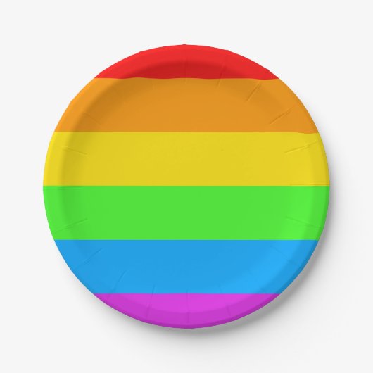 Rainbow Prilag Flag Celebration Paper Teller (Vorderseite)