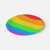 Rainbow Prilag Flag Celebration Paper Teller (Schrägansicht)