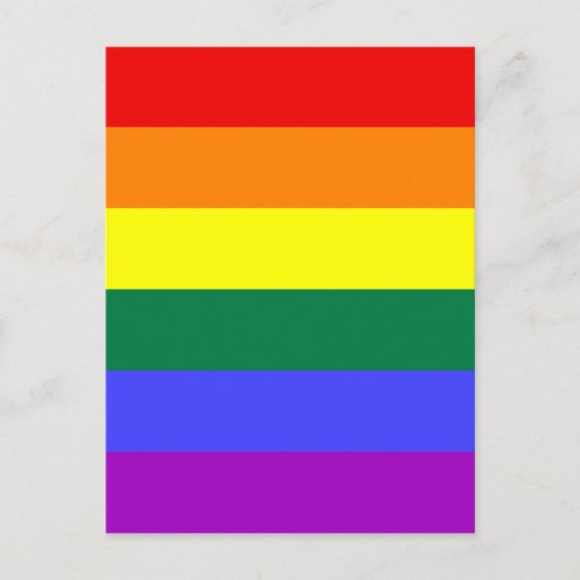 Rainbow Prilag Flag Postkarte (Vorderseite)
