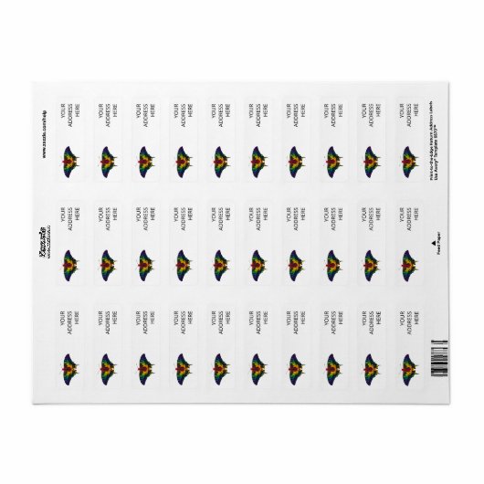 Rainbow Prilag Frack Butterfly (Vorne)
