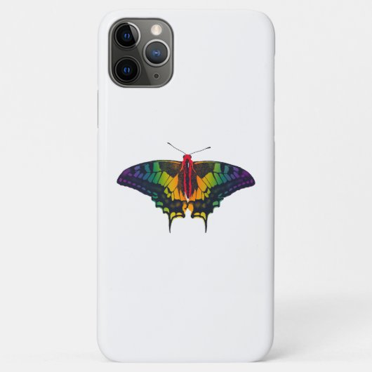 Rainbow Prilag Frack Butterfly Case-Mate iPhone Hülle (Rückseite)