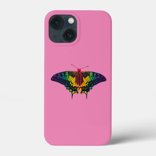 Rainbow Prilag Frack Butterfly Case-Mate iPhone Hülle (Rückseite)