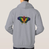 Rainbow Prilag Frack Butterfly Hoodie (Rückseite)