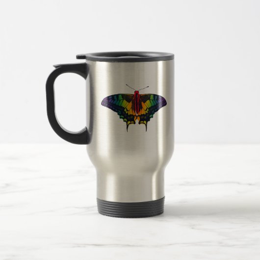 Rainbow Prilag Frack Butterfly Reisebecher (Links)
