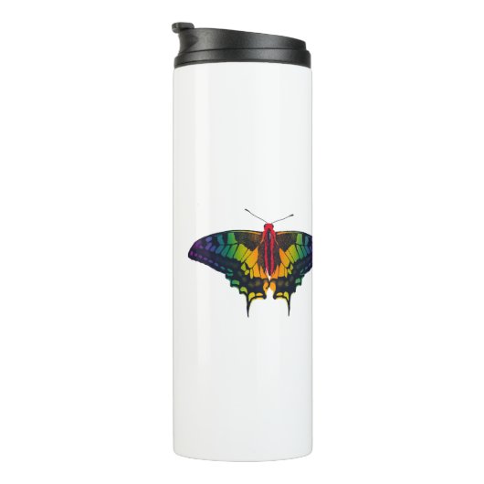 Rainbow Prilag Frack Butterfly Thermosbecher (Nach rechts gedreht)