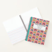 Rainbow Primäres Notebook-Story Journal Notizblock (Innenseite)